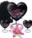 Starry Night Prowl - Tiger Urn Memorial, Funeral Shape Urn