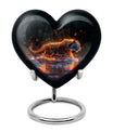 Fiery Rain Stride - Tiger Urn Memorial, Funeral Cremation Urn For Ashes