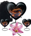 Fiery Rain Stride - Tiger Urn Memorial, Funeral Cremation Urn For Ashes