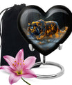 Ember Stalker - Tiger Urn Memorial, Funeral Cremation Urn