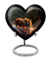 Glowing Monsoon Majesty - Tiger Urn Memorial, Funeral Shape Urn