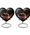 Glowing Monsoon Majesty - Tiger Urn Memorial, Funeral Shape Urn