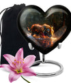 Glowing Monsoon Majesty - Tiger Urn Memorial, Funeral Shape Urn