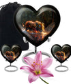 Glowing Monsoon Majesty - Tiger Urn Memorial, Funeral Shape Urn