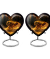 Firelit Majesty - Tiger Urn Memorial, Funeral Cremation Urn