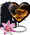 Firelit Majesty - Tiger Urn Memorial, Funeral Cremation Urn