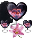 Crimson Ember Stalker - Tiger Urn Memorial, Funeral Shape Urn