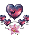 Crimson Twilight Vigil - Deer Urn Memorial, Funeral Cremation Urn