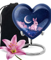 Lunar Blossom Watch - Rabbit Urn Memorial, Funeral Cremation Urn