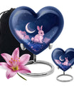 Lunar Blossom Watch - Rabbit Urn Memorial, Funeral Cremation Urn
