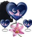 Lunar Blossom Watch - Rabbit Urn Memorial, Funeral Cremation Urn