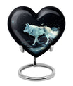 Wolf Wanderlust - Wolf Urn Memorial, Funeral Cremation Urn For Ashes