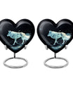 Wolf Wanderlust - Wolf Urn Memorial, Funeral Cremation Urn For Ashes