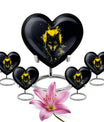 Electric Lupine - Wolf Urn Memorial, Funeral Cremation Urn For Ashes