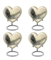 Snowflakes Urn For Ashes Female Memorial, Funeral Shape Urn