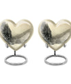 Snowflakes Urn For Ashes Female Memorial, Funeral Shape Urn