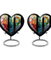 Stained Glass Urn For Ashes Memorial, Funeral Shape Urn