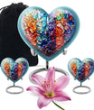 Stained Glass Urn For Ashes Memorial, Funeral Cremation Urn For Ashes