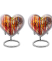 Stained Glass Ashes Keepsake Memorial, Funeral Cremation Urn