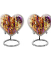 Stained Glass Cremation Urns Memorial, Funeral Shape Urn