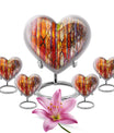 Stained Glass Cremation Urns Memorial, Funeral Shape Urn