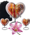 Stained Glass Cremation Urns Memorial, Funeral Shape Urn
