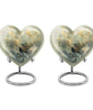 Puffin Bird Heart Design Cremation Urn for Human Ashes