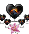 Puffin Bird Themed Heart Urn for adult male ashes