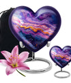Abstract Adult Urn Large Memorial, Funeral Urn For Ashes