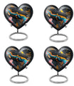 Abstract Small Keepsake Urns For Human Ashes Memorial, Funeral Shape Urn