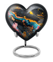 Abstract Small Keepsake Urns For Human Ashes Memorial, Funeral Shape Urn