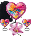 Abstract Urn For Ashes Adult Male Large Memorial, Funeral Urn For Ashes