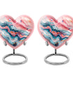 abstract heart cremation urn for dad