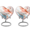 10-Inch Heart-shaped Abstract Urn,