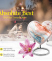 10-Inch Heart-shaped Abstract Urn,