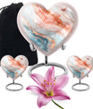 10-Inch Heart-shaped Abstract Urn,