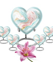 Abstract Heart Urn for cremation