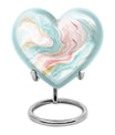 Abstract Heart Urn for cremation