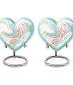 Abstract Heart Urn for cremation