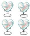 Abstract Heart Urn for cremation