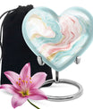 Abstract Heart Urn for cremation