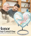 Abstract Heart Urn for cremation