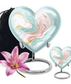 Abstract Heart Urn for cremation