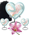 Abstract Heart Urn for cremation