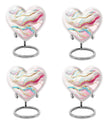 abstract heart urn