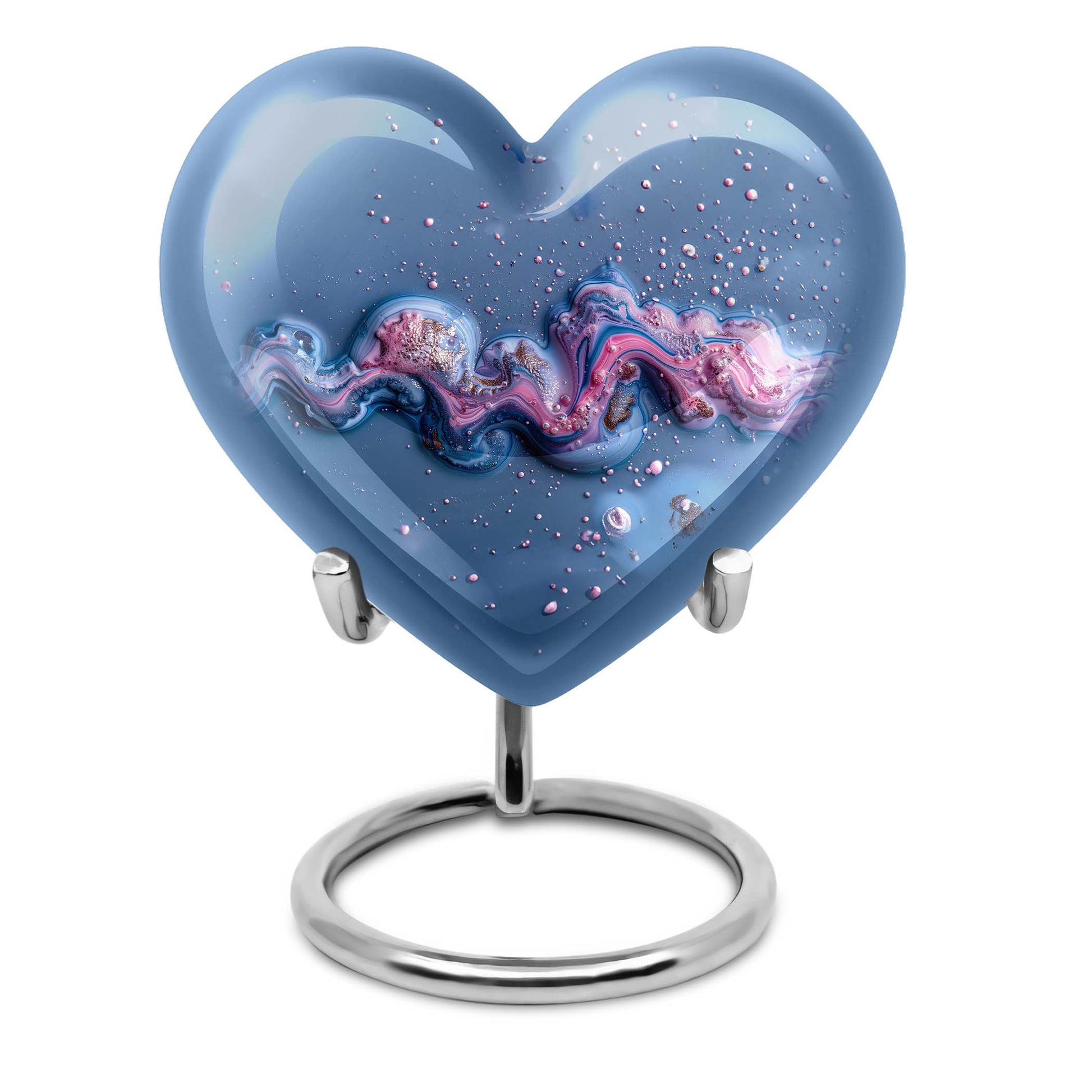 Heart-shaped Abstract Urn