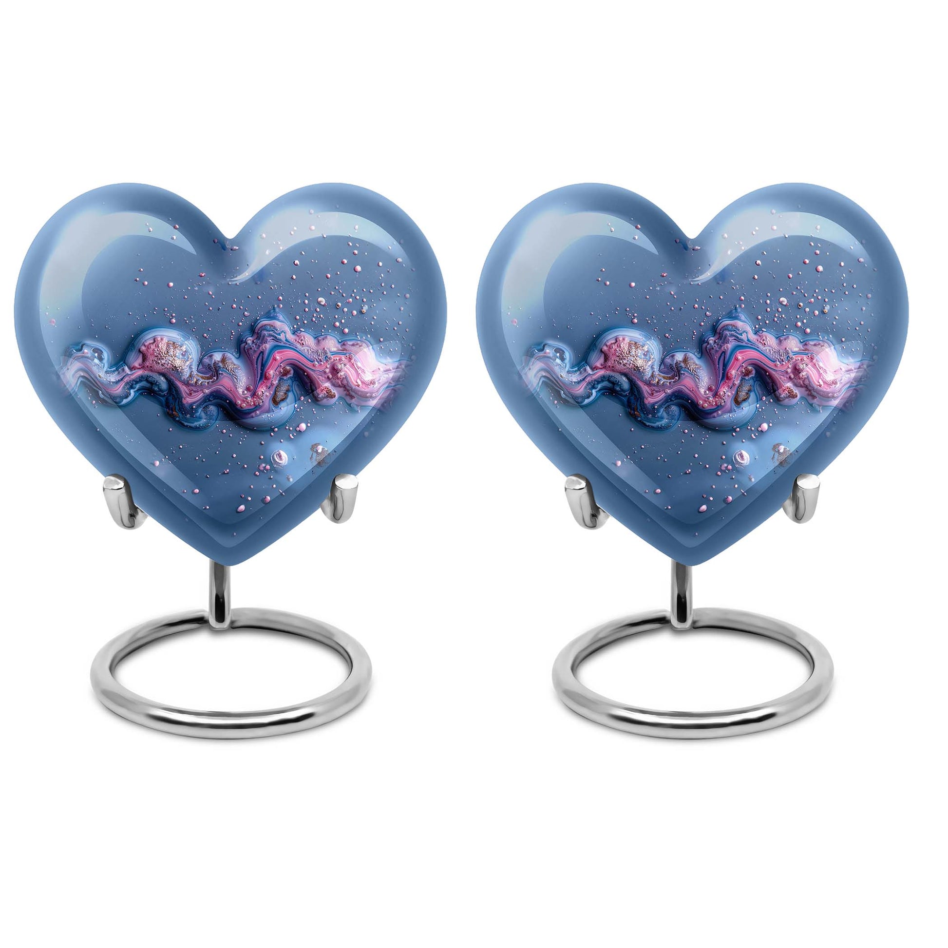 Heart-shaped Abstract Urn