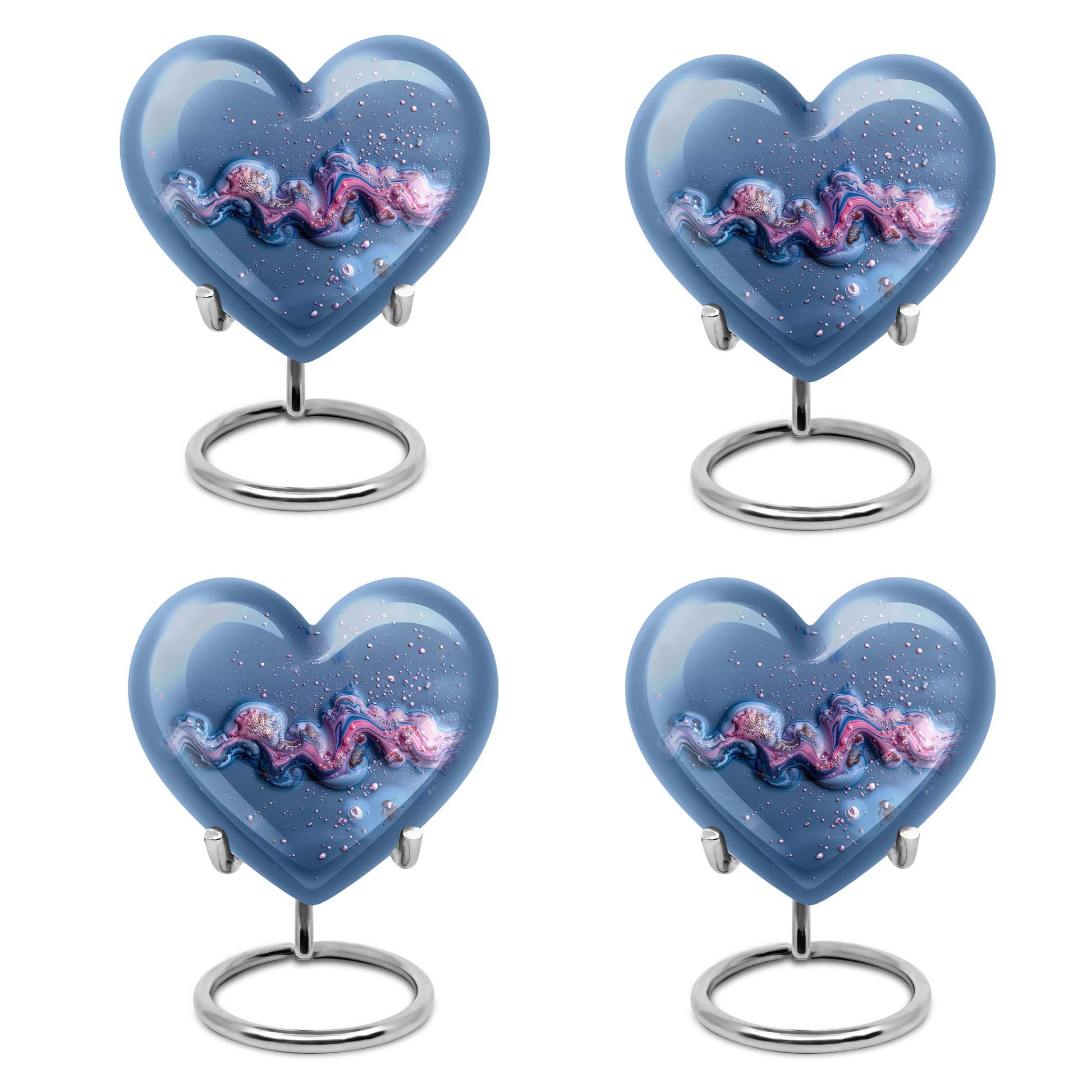 Heart-shaped Abstract Urn