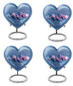 Heart-shaped Abstract Urn