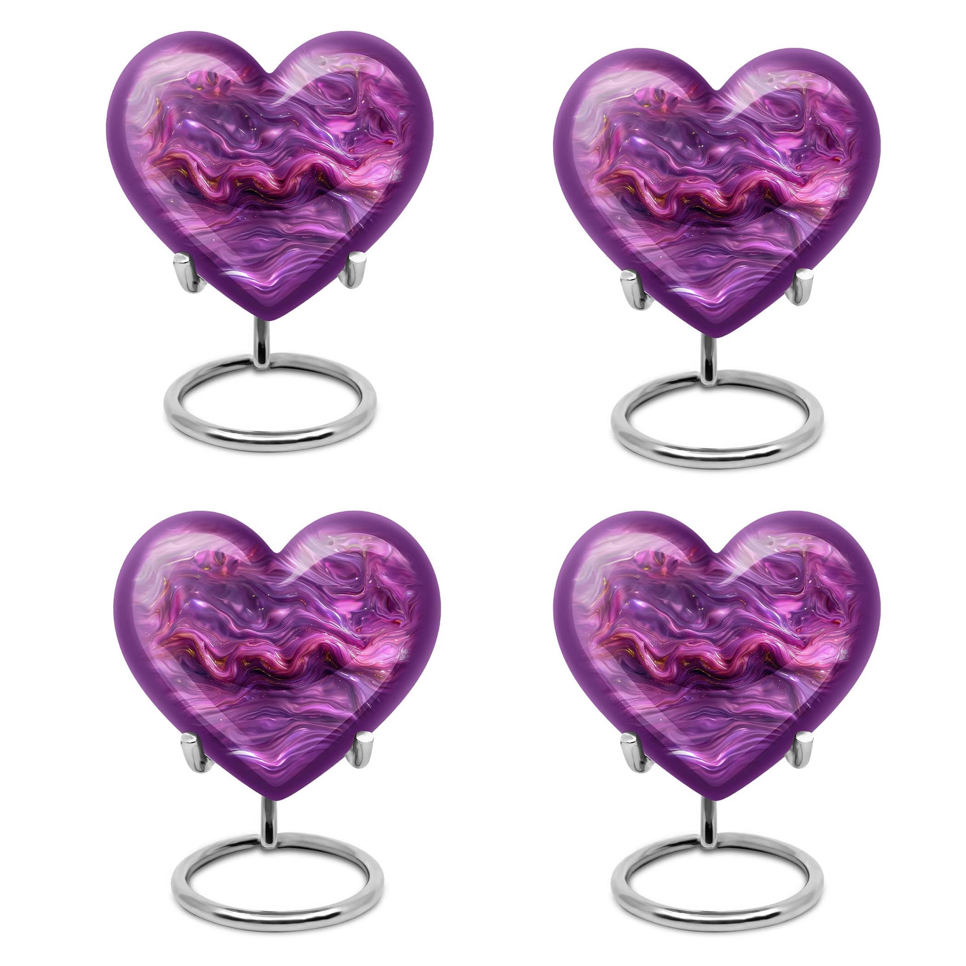 Abstract Heart Urn